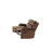 Kleiner Modern Sofa Motion Loveseat 1Pc Living Room Furniture Chocolate Padded Suede Plush Cushion Couch Metal Reclining