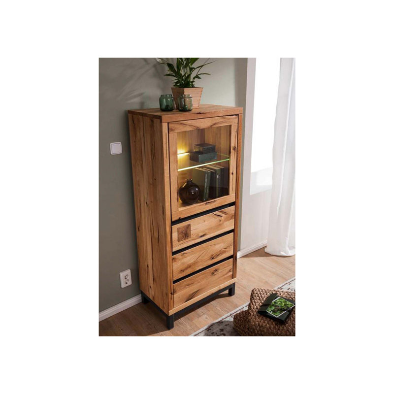Villanders Display Cabinet, Natural