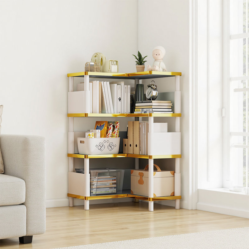 46.5cm W Bookcase, (4 Shelves) 34.7"H x 18.3"W x 18.3"D