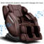 Fauteuil de massage inclinable chauffant en similicuir-323134349