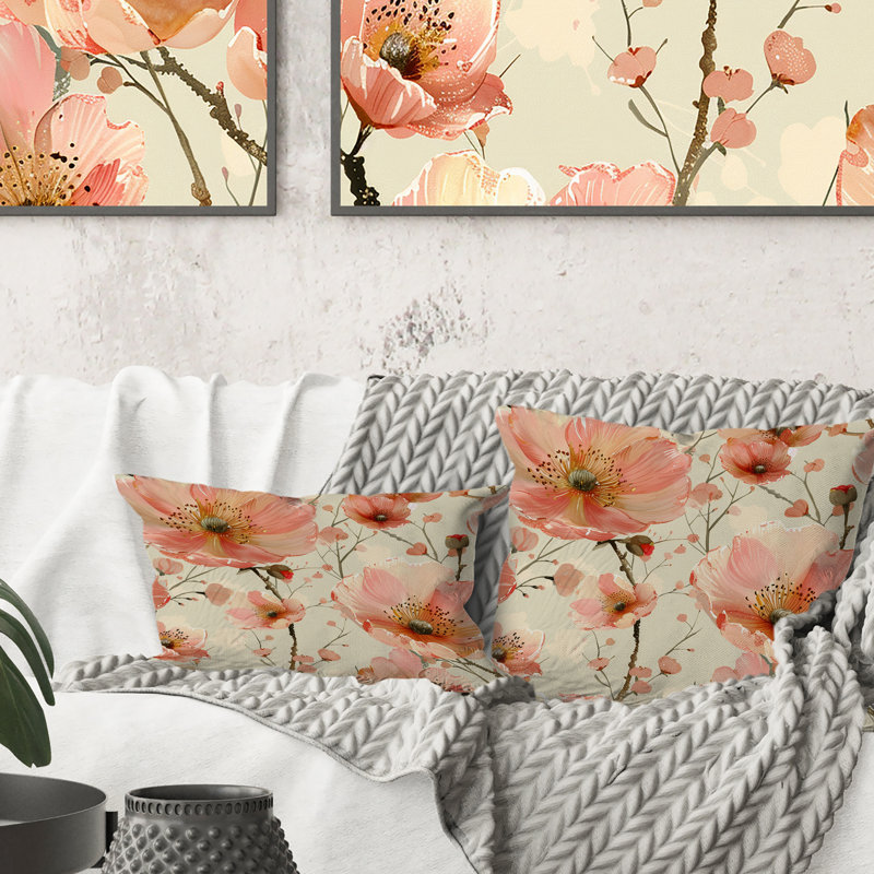 Coussin Pastel, H 16 po x l 16 po