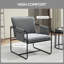Fauteuil d'appoint moderne en chenille avec poches latérales Modern-282252897