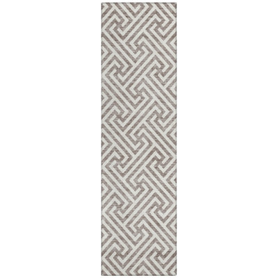 Washable Geometric Indoor / Outdoor Rug