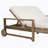 1-Piece Farmhouse-Styled Wooden Outdoor Sunbed For Ultimate Relaxation Outdoor