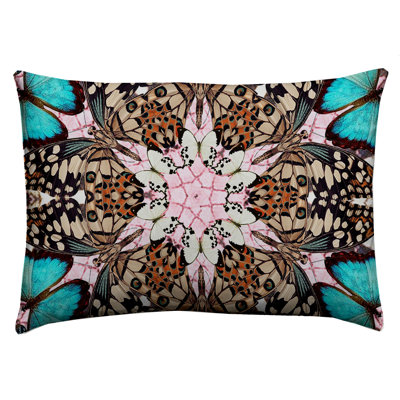 Adelgund Abstract Rectangular Throw Cushion
