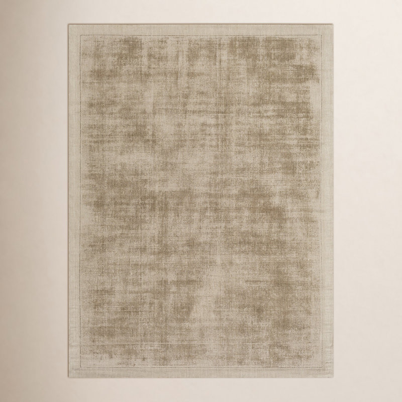 Mckinley Hand Loomed Viscose Indoor Rug, Rectangle 9' x 12'