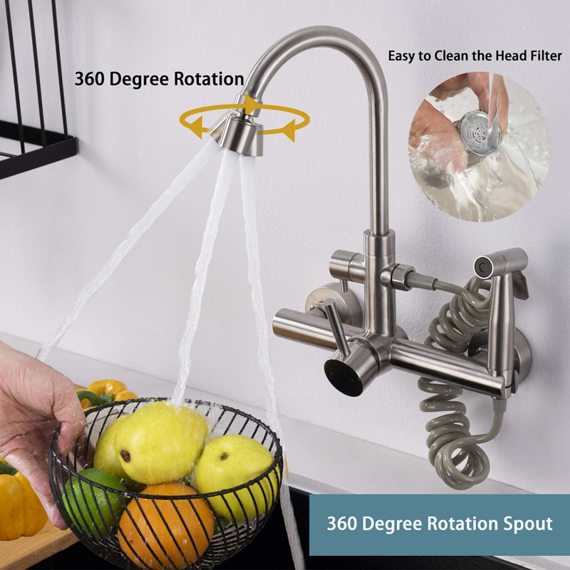 XWSI Touch Kitchen Faucet with Side Spray