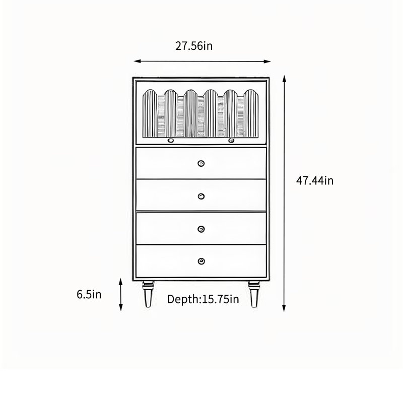 Armoire de rangement pour le salon