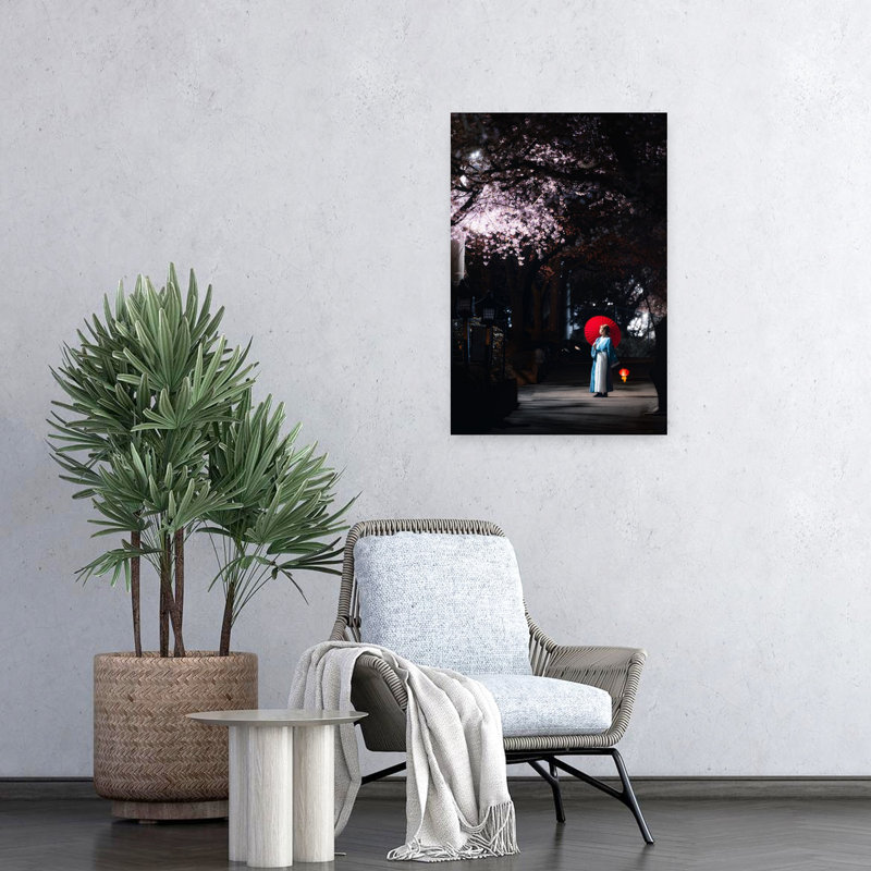 Dreamy Sakura Night, H 24 po x l 16 po