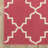 Sherley Scalloped Lattice Pink/ Ivory Indoor-Outdoor Area Rug-926702579