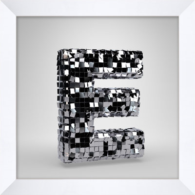 Disco Letter E Print by Mat Sanders