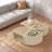 Round-To-Square Modular Coffee Table Set - Light Natural Rattan With Storage, 4 Pieces