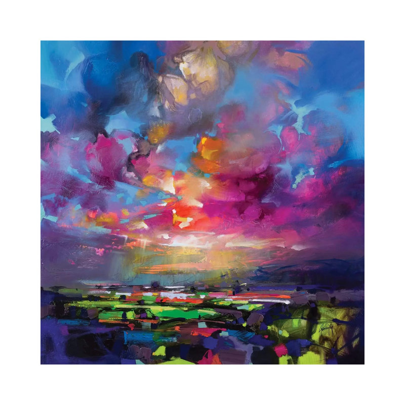 «Highland Proximity» par Scott Naismith - reproduction d'art, Pas de tapis, Toile tendue, H 12 po x l 12 po x P 1,5 po