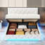 Upholstered Ottoman Storage Bed-110917090