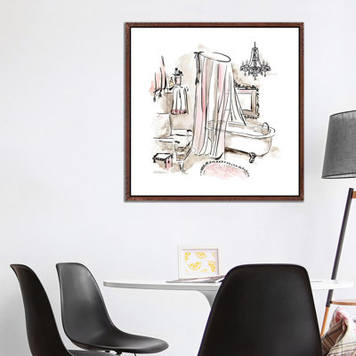 Pink Opulence I by Carol Robinson - Painting on Canvas