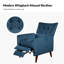 Fauteuil inclinable Amaurie Tacho avec dossier capitonné-1226636064