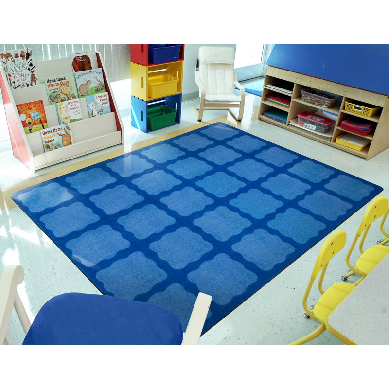 Simply Squares by Joy Carpets Area Rug, Rectangle 7'8" x 10'9"