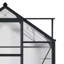 Serre d'extérieur en aluminium et polycarbonate gris 6,2 pi x 8,3 pi x 6,6 pi