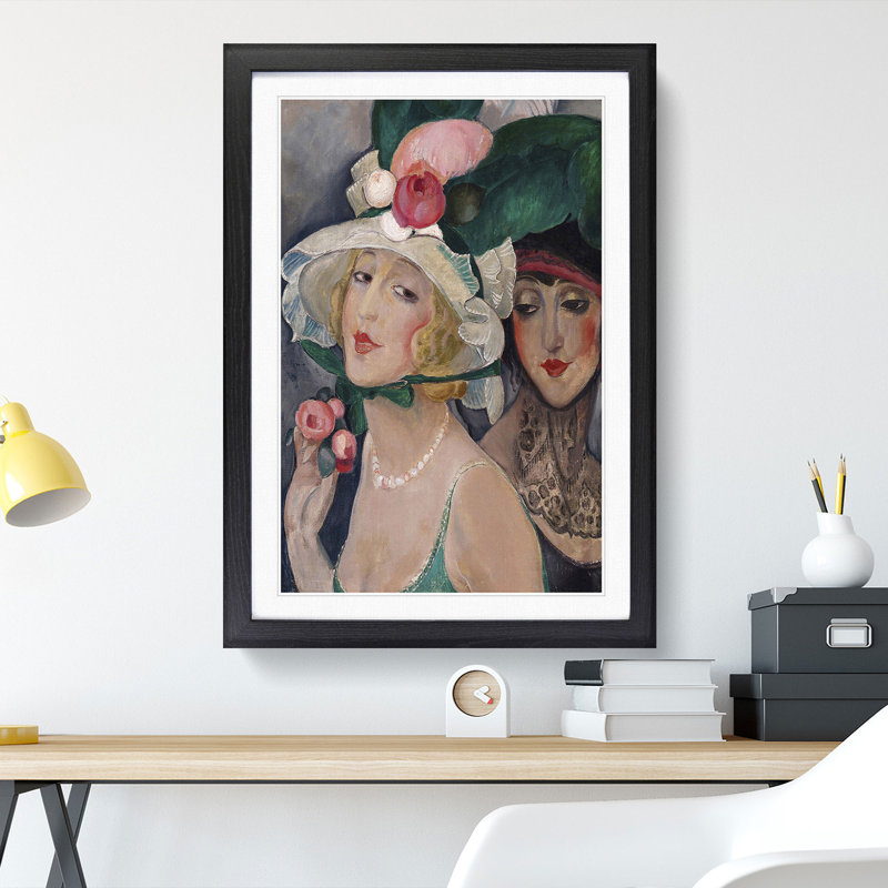 Dress Down Friday by Gerda Wegener - Picture Frame Painting, Black Framed, 48cm H x 36cm W x 2cm D
