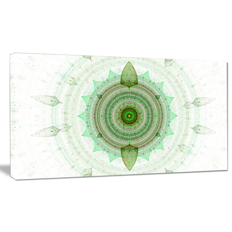 « light green énigmatique sphere », impression sur toile tendue, H 16 po x l 32 po x P 1 po