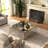 Wierd 35”W Antique-Mirrored Block Coffee Table Gold Metal Frame