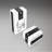 Quilted Mirror Bathroom Accessory Set