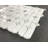 Water Jet Thassos White Marble and Ming Green Novelty Mosaic Wall & Floor Tile