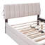 Lit plateforme tapissier double Teddy-1131387735