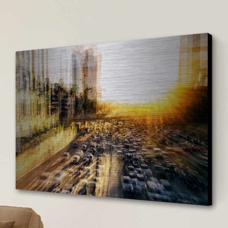 « adieu », reproduction d’art sur aluminium brossé, H 30 po x l 45 po x P 1,5 po
