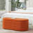 Modern Upholstered Oval Storage Ottoman Bench With Safe Pressure Bar Lift For Bedroom Living Room Entryway-128632886
