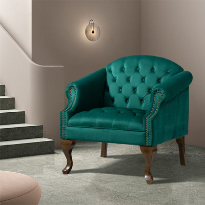 Jahmiya Velvet Armchair