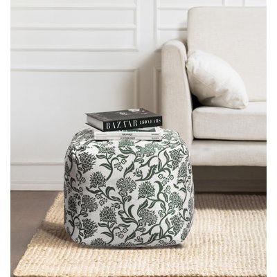 Almeada Upholstered Outdoor Pouf Patio Ottoman