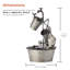 Outdoor Metal Weather Resistant Cascade Fountain