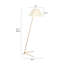 Lampe sur pied en tissu arqué Ankara-38266413