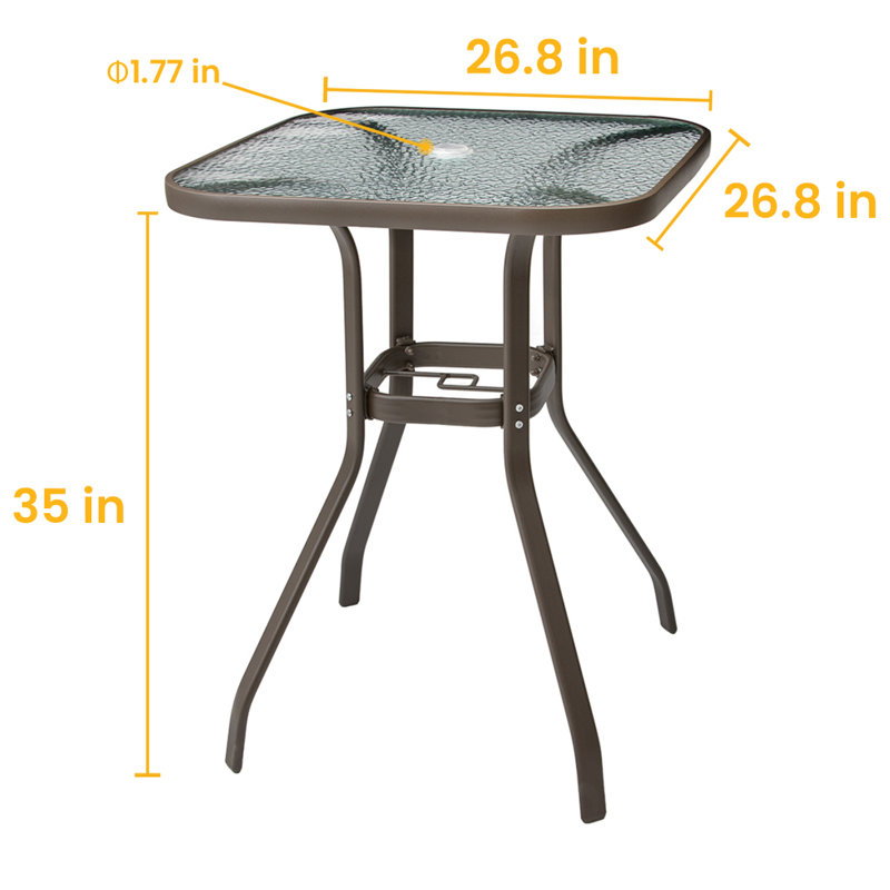 Victorina Bistro Table, Bronze