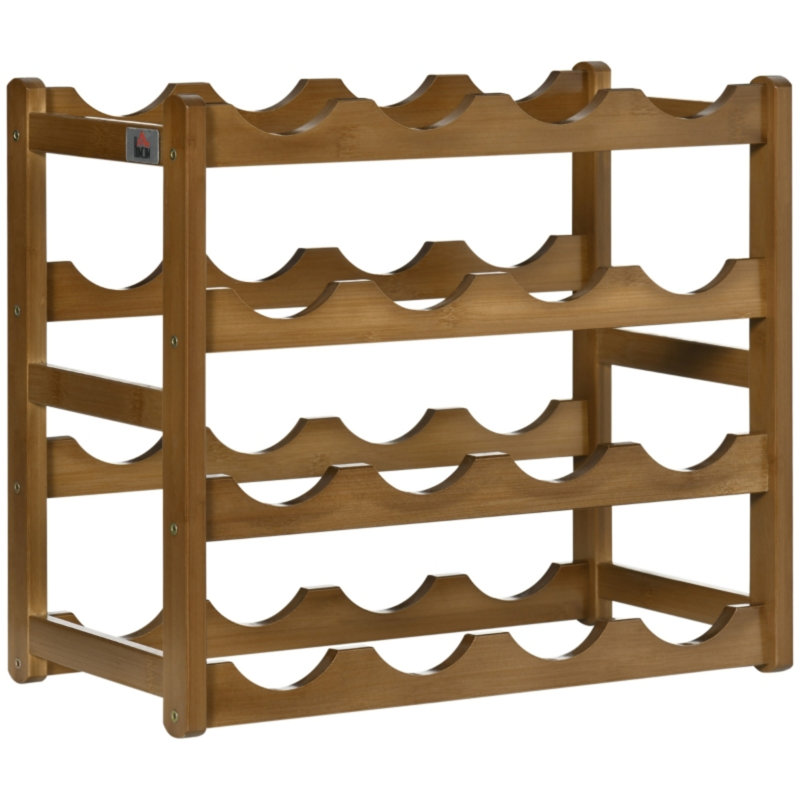 Wine Bottle Rack Brown