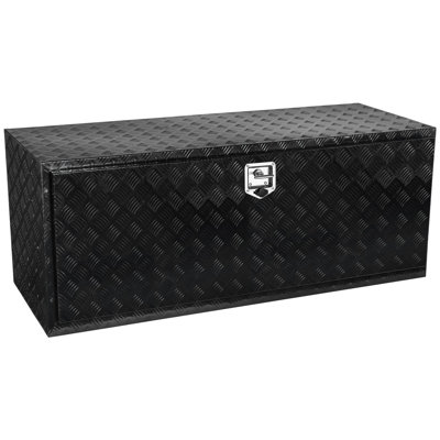Remorque de rangement pour outils sous-caisse en aluminium H 26 po x l 62 po x P 26 po