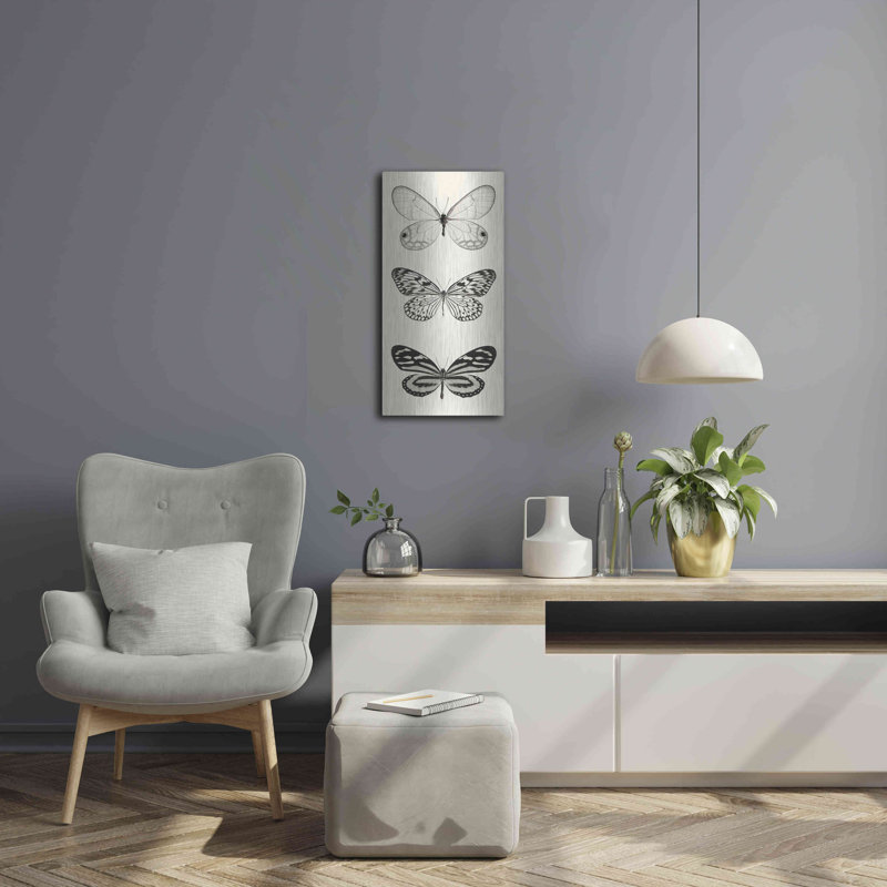 «Butterfly BW Panel II» par Debra Van Swearingen, H 24 po x l 12 po