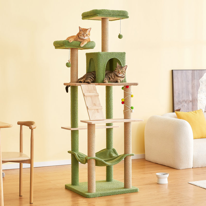 Arbre à chat 69 "Degolier, Vert