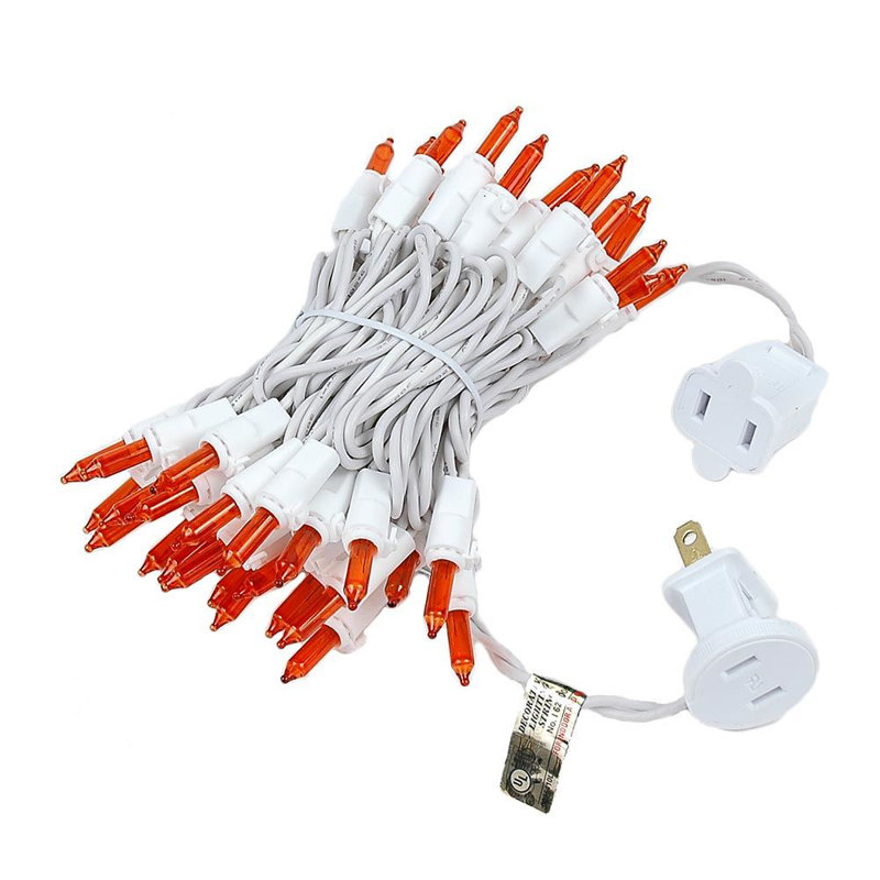 Mini-chaîne pour l’extérieur 11'50 ampoules Pirtle, ambre, blanc