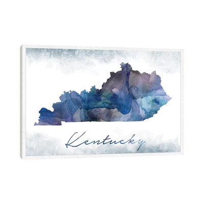 Kentucky State Bluish - Print on Canvas