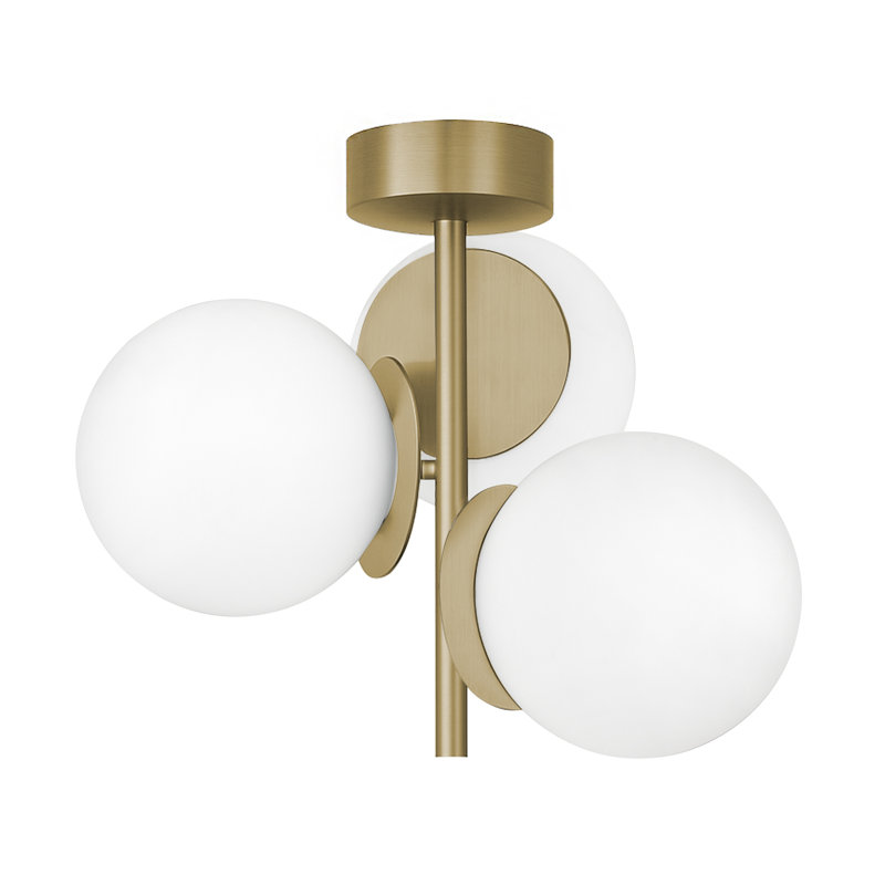 Arren - LED Semi-Flush Mount - Light Antique Brass, Light Antique Brass