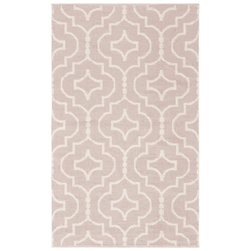 Rennie Hand Woven Cotton Geometric Rug, Rectangle 2'6" x 4'