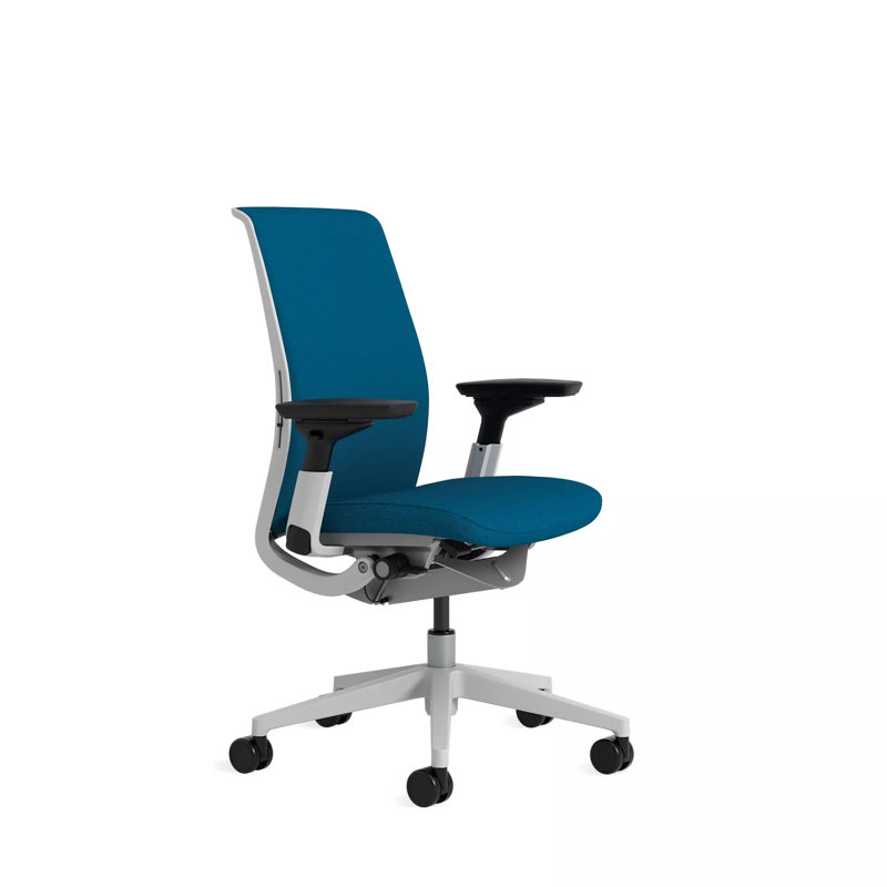 Think® Task Chair, Seagull, Carpet Casters, Harbor