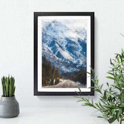 The Canadian Rockies - Picture Frame Graphic Art