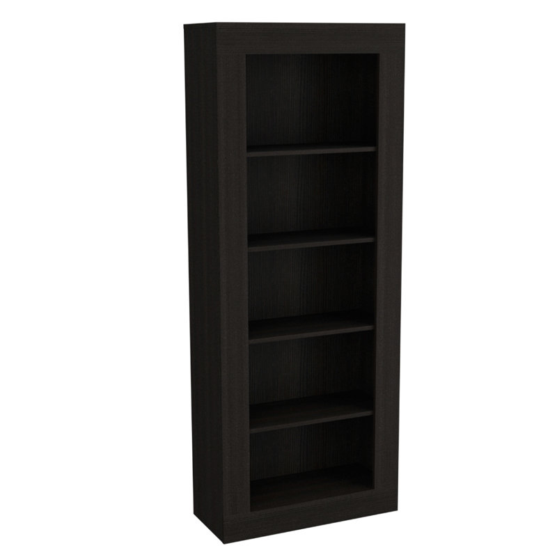 Bookcase, Vertical Design, Five Shelves -Black