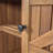 Outdoor Patio Acacia Wood Bar Cart Finish, Set of 1-1071128106