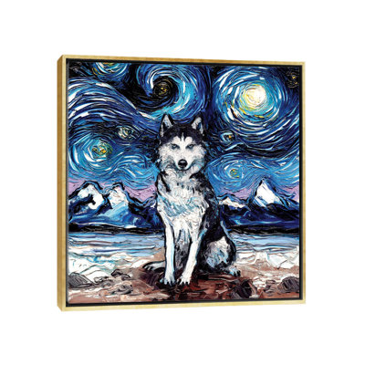 Reproduction d’art, "Husky Night" par aja Trèves