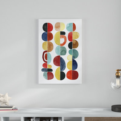 «Midcentury Sunrise II», peinture sur toile