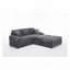 Ensemble de canapé-lit modulaire convertible modulaire combiné, rangement pour accoudoirs, porte-gobelet en acier inoxydable, USB, canapé rembourré, siège profond, salon, mezzanine, appartement, bureau, 2 couleurs-1770804347